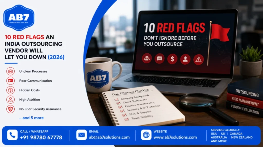 10 red flags an India outsourcing vendor will let you down (2026)