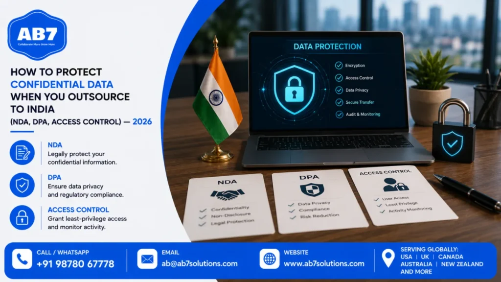 How to protect confidential data when you outsource to India (NDA, DPA, access control) — 2026