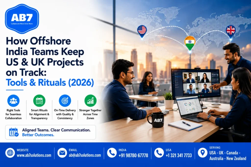 How offshore India teams keep US and UK projects on track: tools and rituals (2026)