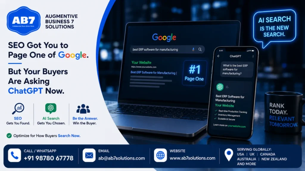 SEO Got You to Page One of Google. But Your Buyers Are Asking ChatGPT Now.