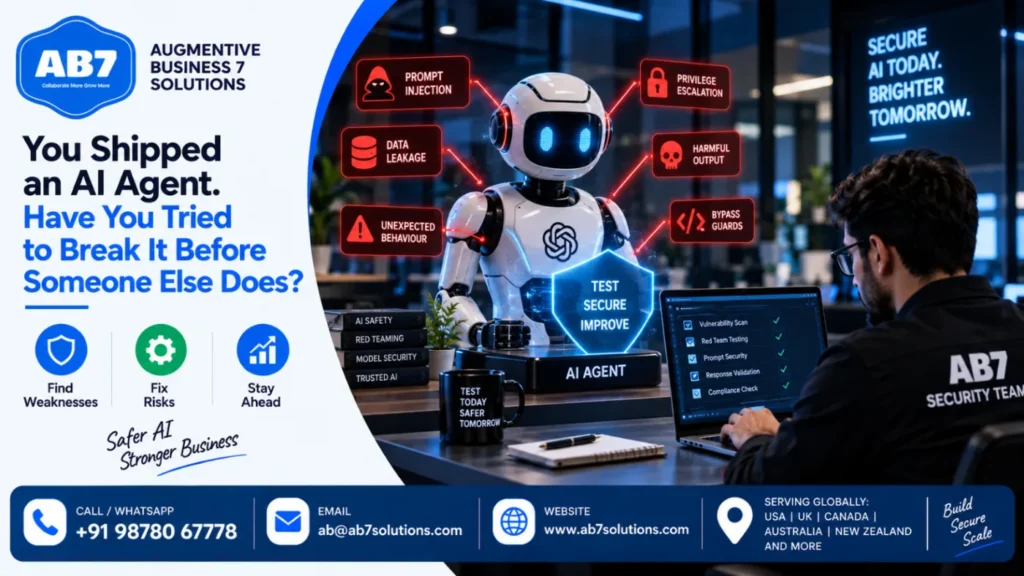 You Shipped an AI Agent. Have You Tried to Break It Before Someone Else Does?