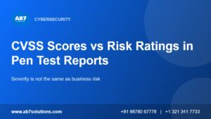 CVSS scores versus business risk ratings in penetration test reports