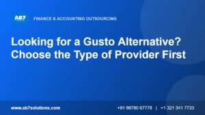 Looking for a Gusto Alternative? Choose the Type of Provider First - AB7 Solutions
